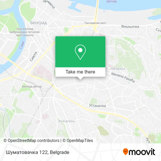 Шуматовачка 122 map