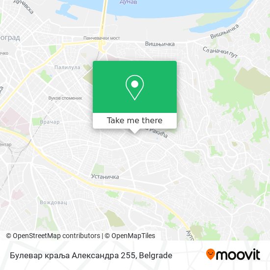 Булевар краља Александра 255 map