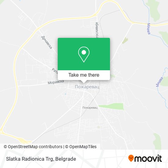 Slatka Radionica Trg map