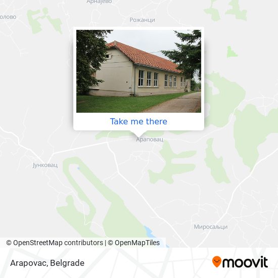 Arapovac map