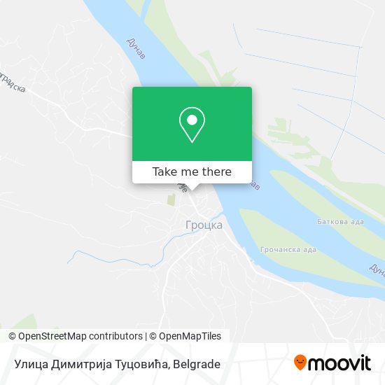 Улица Димитрија Туцовића map