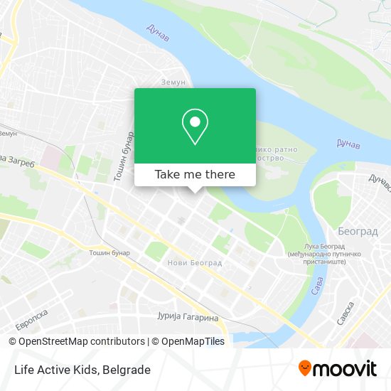 Life Active Kids map