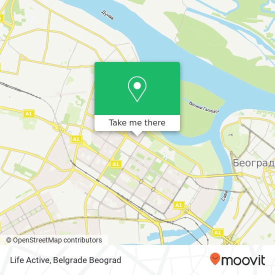 Life Active map