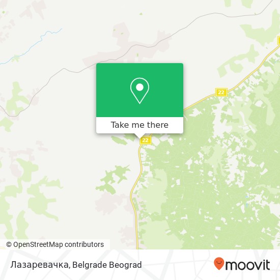 Лазаревачка map