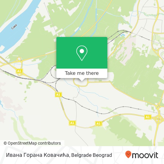 Ивана Горана Ковачића map