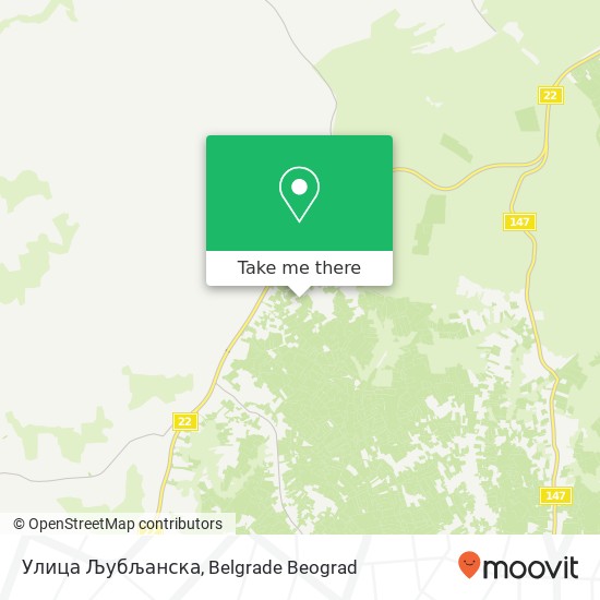 Улица Љубљанска map