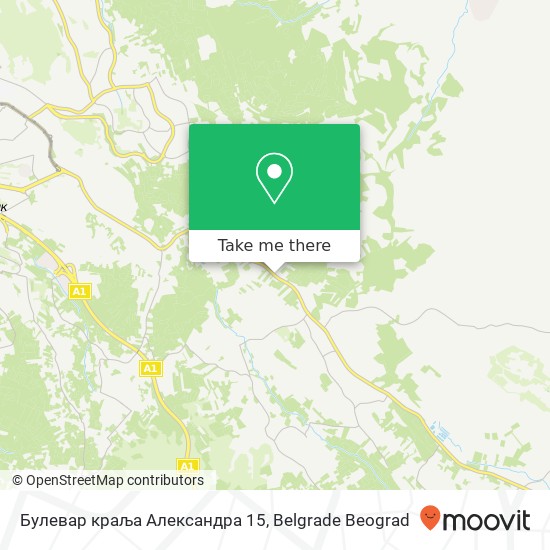 Булевар краља Александра 15 map