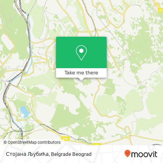 Стојана Љубића map