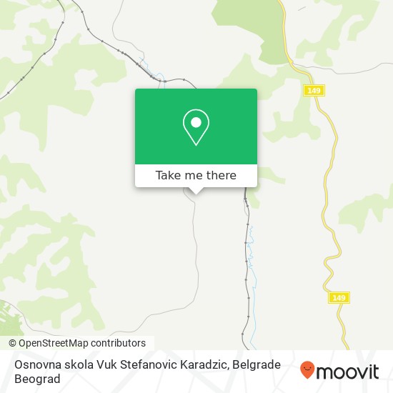 Osnovna skola Vuk Stefanovic Karadzic map