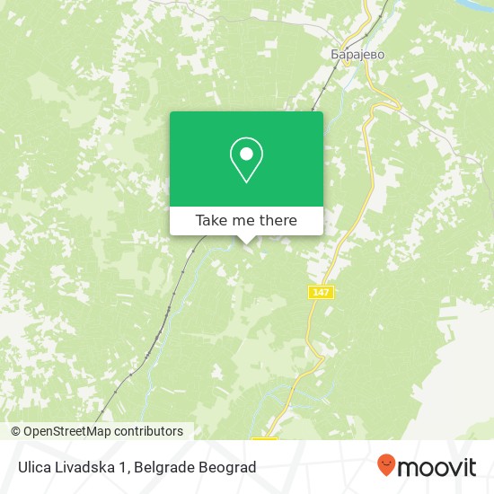 Ulica Livadska 1 map