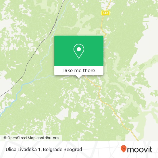 Ulica Livadska 1 map