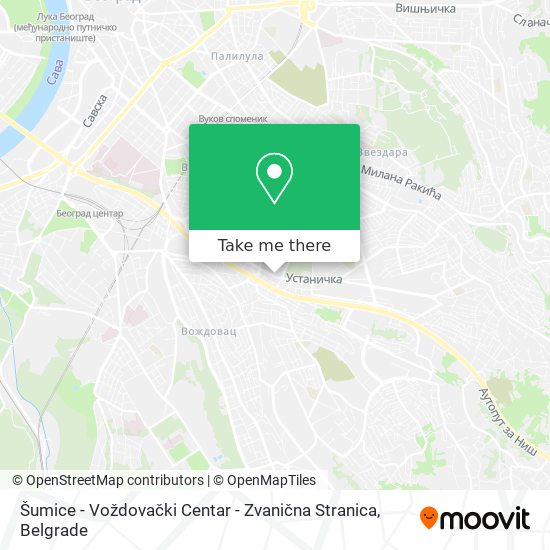 Šumice - Voždovački Centar - Zvanična Stranica map
