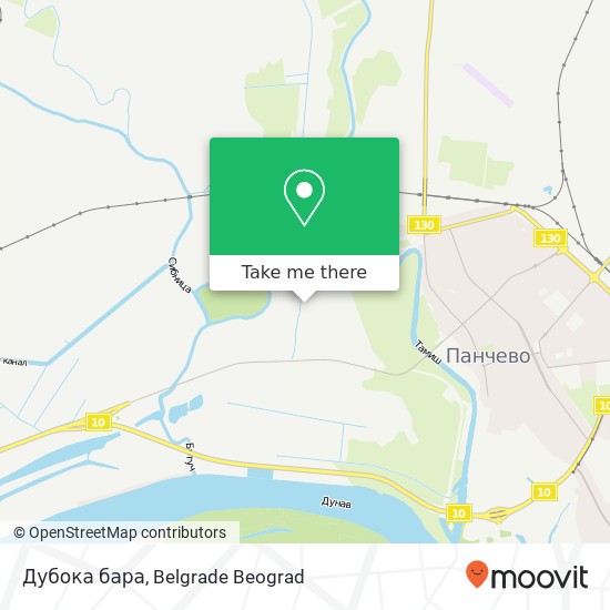 Дубока бара map