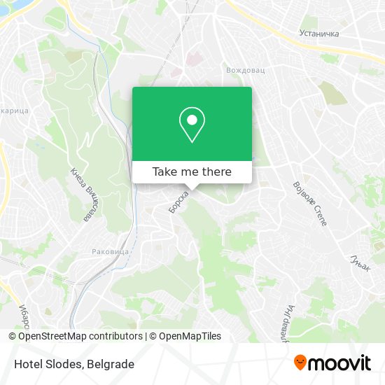 Hotel Slodes map