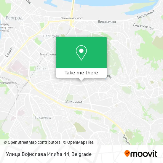 Улица Војислава Илића 44 map