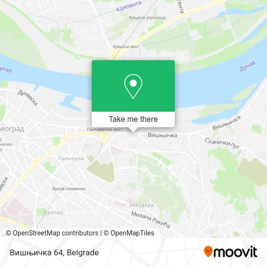 Вишњичка 64 map
