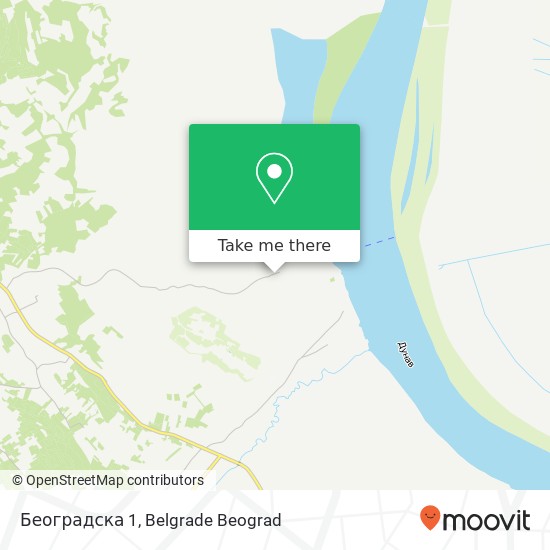 Београдска 1 map