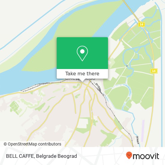 BELL CAFFE map