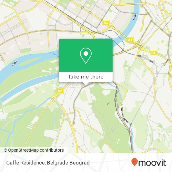 Caffe Residence map