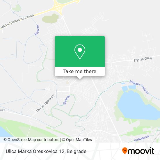 Ulica Marka Oreskovica 12 map