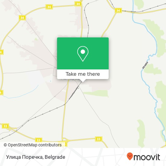 Улица Поречка map