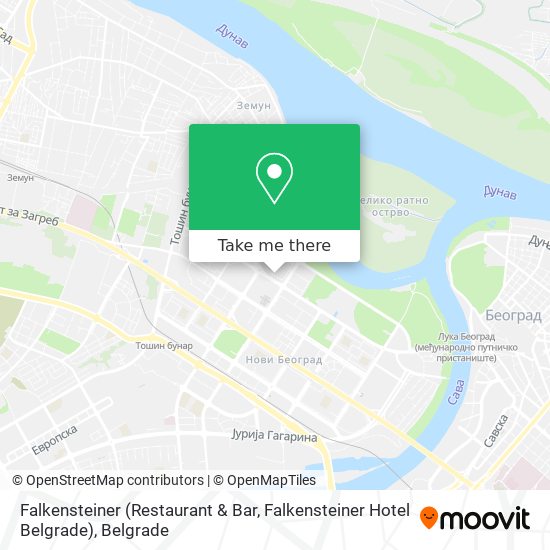 Falkensteiner (Restaurant & Bar, Falkensteiner Hotel Belgrade) map
