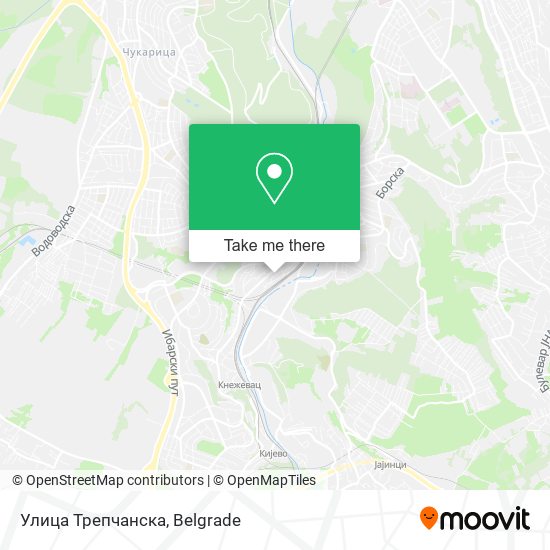Улица Трепчанска map