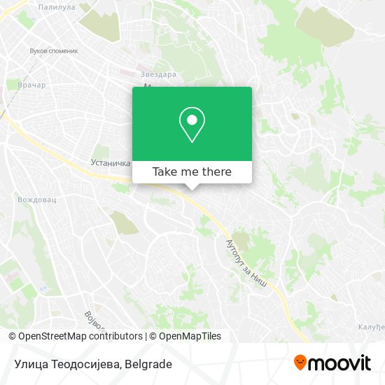 Улица Теодосијева map