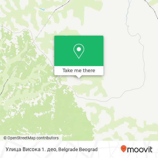 Улица Висока 1. део map