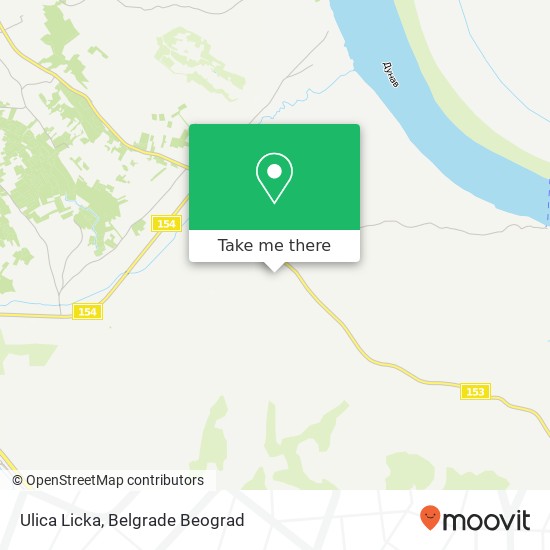 Ulica Licka map