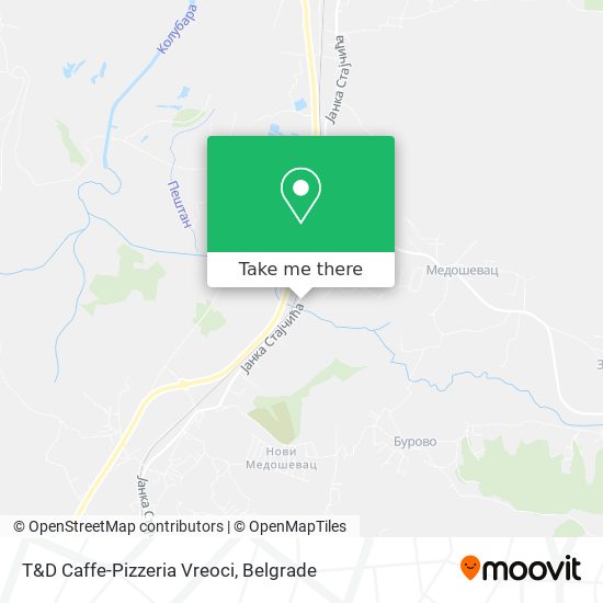 T&D Caffe-Pizzeria Vreoci map