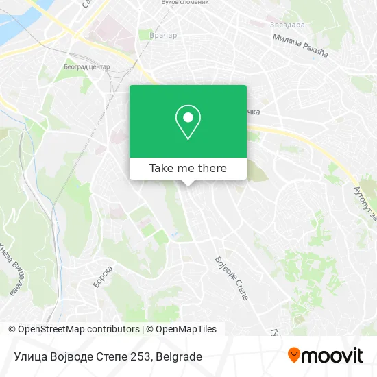 Улица Војводе Степе 253 map