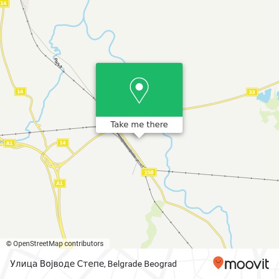 Улица Војводе Степе map