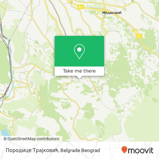 Породице Трајковић map