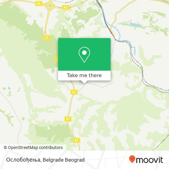 Ослобођења map