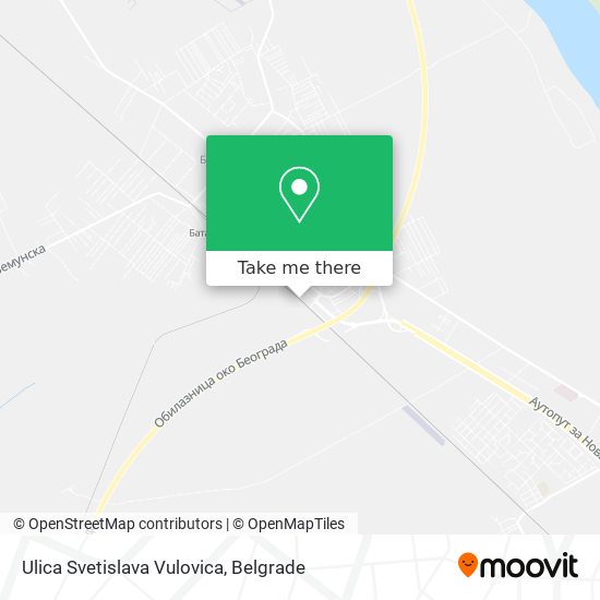 Ulica Svetislava Vulovica map