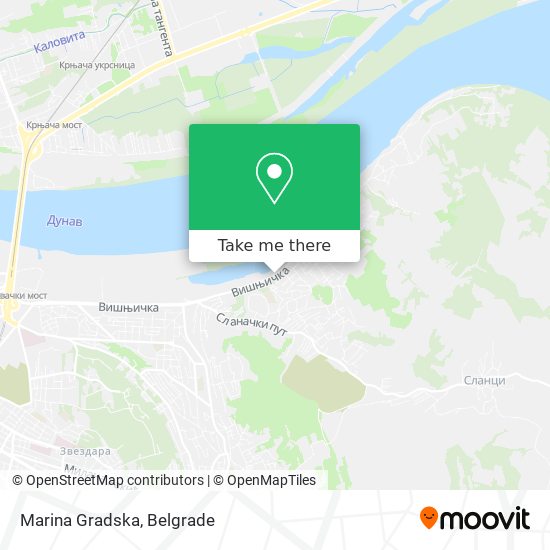 Marina Gradska map