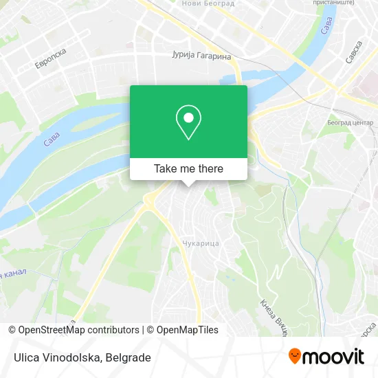 Ulica Vinodolska map