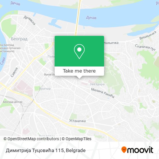 Димитрија Туцовића 115 map