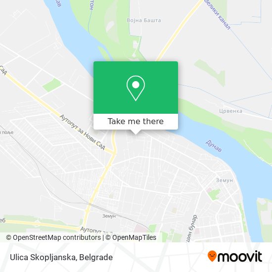 Ulica Skopljanska map