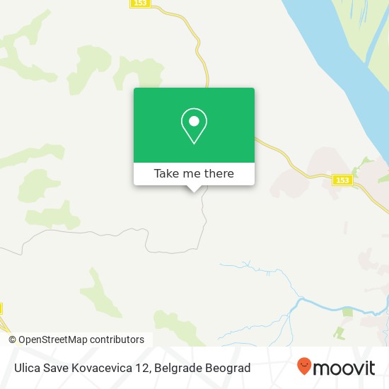 Ulica Save Kovacevica 12 map