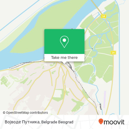 Војводе Путника map