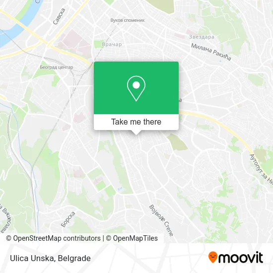 Ulica Unska map