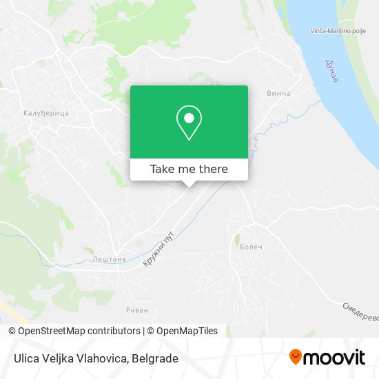 Ulica Veljka Vlahovica map