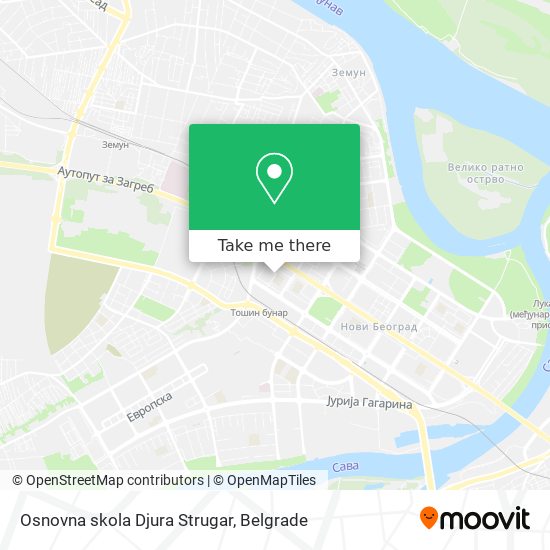 Osnovna skola Djura Strugar map