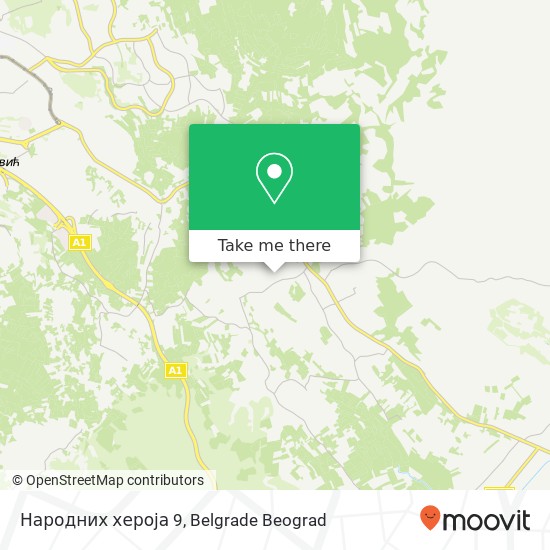 Народних хероја 9 map