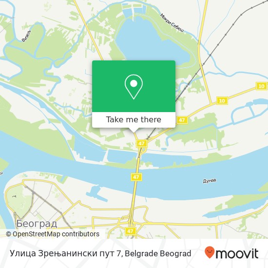 Улица Зрењанински пут 7 map