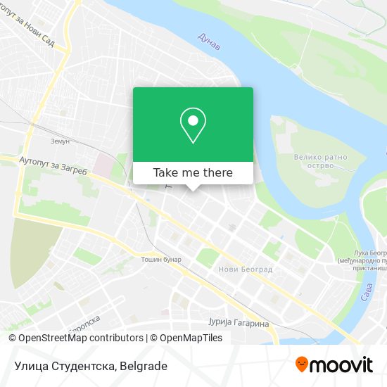 Улица Студентска map