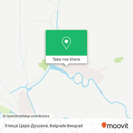 Улица Цара Душана map