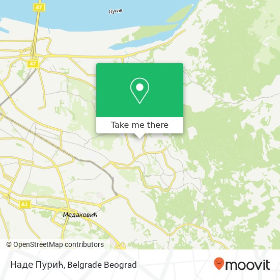 Наде Пурић map